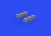 Eduard 672250 Spitfire Mk. Vc exhaust stacks for Airfix 1/72